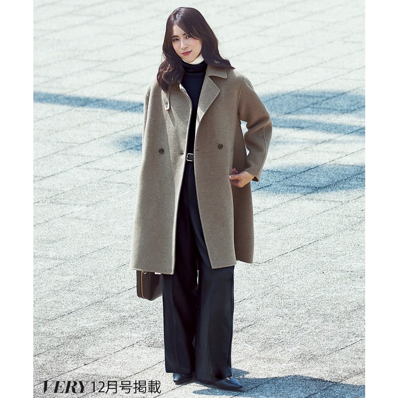 23区优雅VERY外套大奖MANTECOPure里维尔切斯特大衣女ONWARD