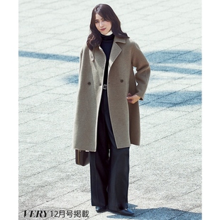 23区优雅VERY外套大奖MANTECOPure里维尔切斯特大衣女ONWARD