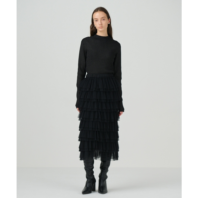 GRACE CONTINENTAL时尚气质闪光高密度针织上衣女ONWARD秋冬新品