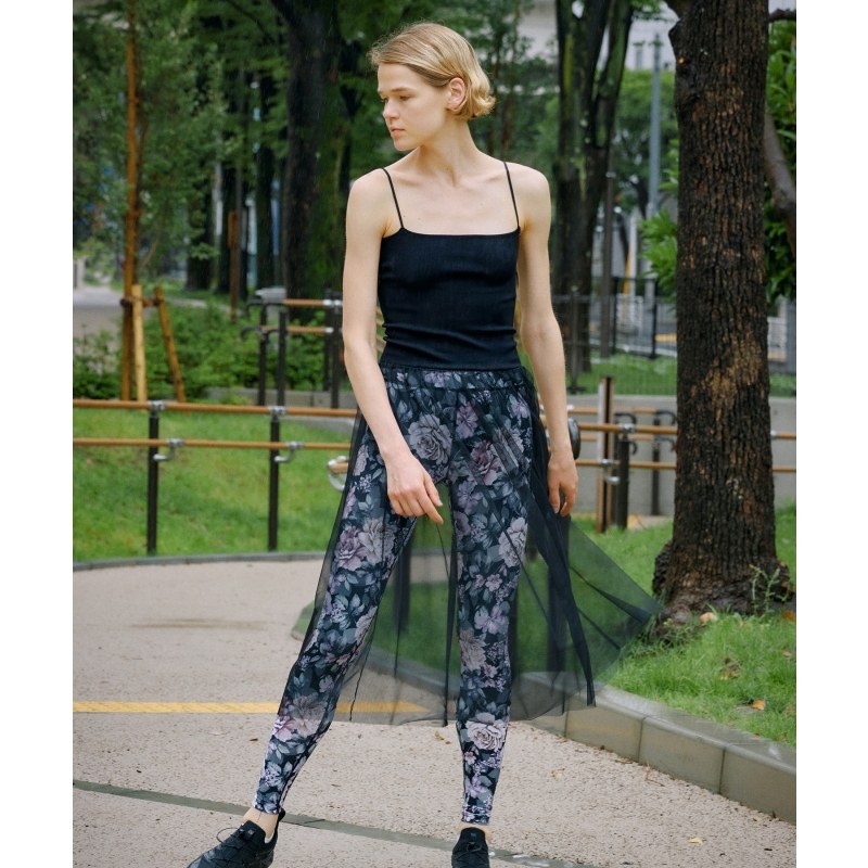 Chacott BALANCE芭蕾舞蹈体服针织拼接薄纱连衣裙ONWARD