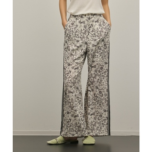 女ONWARD 设计感气质单色花卉印花裤 GRACE CONTINENTAL时尚