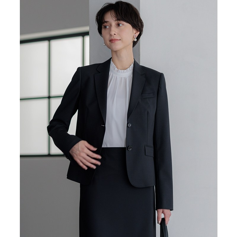 23区可搭配套装Raffiné羊毛时尚气质双扣西装外套大衣女ONWARD