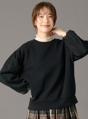 any FAM可机洗网纱拼接设计感小众气质针织衫女ONWARD