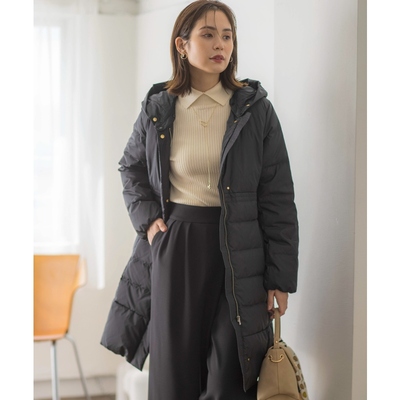 组曲可洗轻薄塔夫绸适宜气质长款羽绒服外套女ONWARD