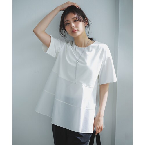 UNFILO适宜休闲气质VERY杂志刊登BEAUTYFORM-T拼接T恤女ONWARD