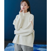 Tiaclasse可洗配色手工缝制气质适宜套头衫 ONWARD