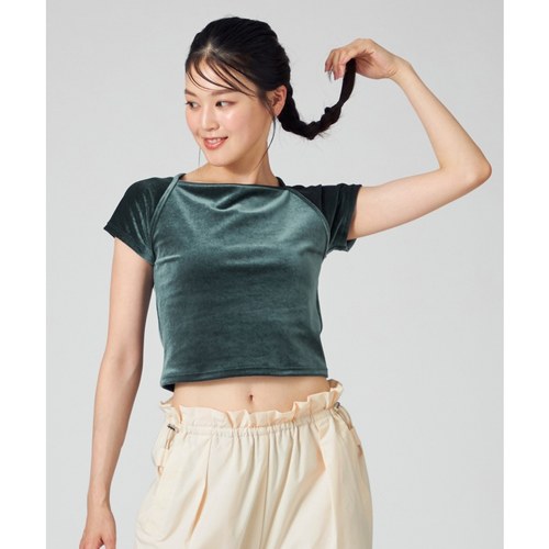 Chacott BALANCE天鹅绒T恤女ONWARD