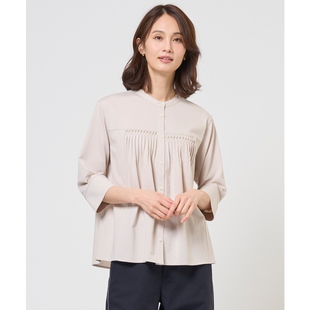 J.PRESS简约适宜时尚 针织布饰边领T恤女ONWARD 气质卡特彼拉衬衫