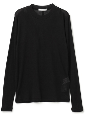 BEIGE，SORE通勤罗纹圆领长袖打底衫柔软长袖上衣慵懒适宜ONWARD