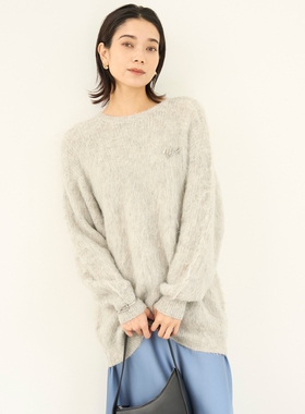 UNFILO可洗羊驼时尚适宜气质长款针织衫女ONWARD