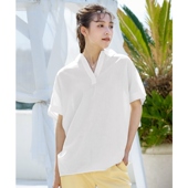 适宜衬衫 Tiaclasse可洗法式 亚麻开领时尚 女ONWARD