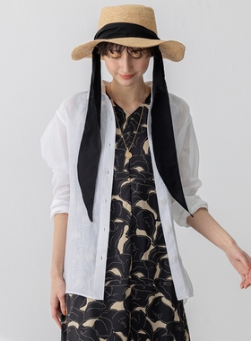 23区渡边杏同款LIBECO基础简约气质衬衫女ONWARD