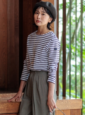 23区可洗Armor-lux时尚气质简约条纹针织衫女ONWARD