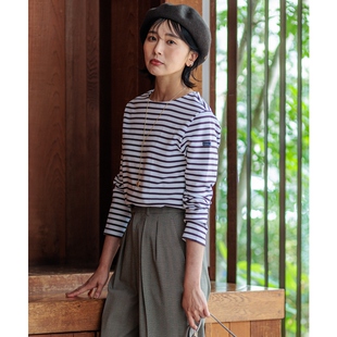 女ONWARD 气质简约条纹针织衫 23区可洗Armor lux时尚