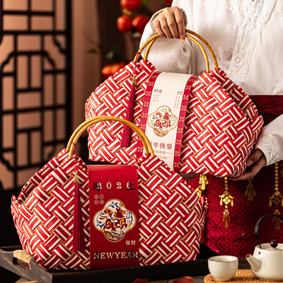 【古风雅韵】中式手提篮礼品盒