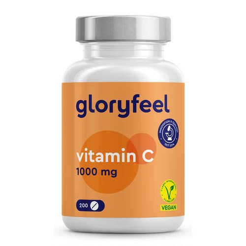 GloryFeel德国维生素c维他命vc片非泡腾片美白200片天然