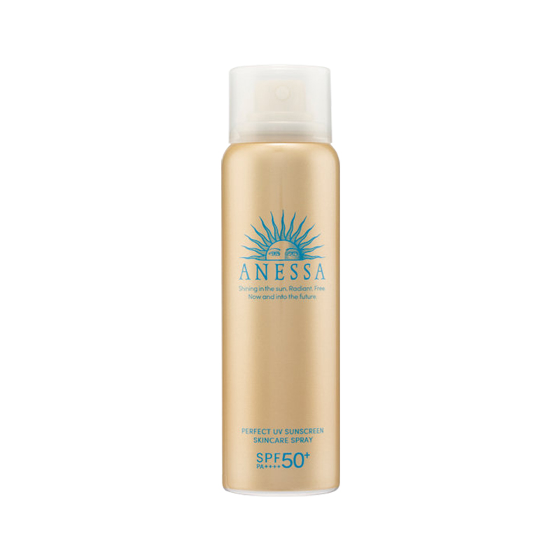 日本安热沙安耐晒小金瓶防晒喷雾60g防晒乳防水隔离防汗户外SPF50
