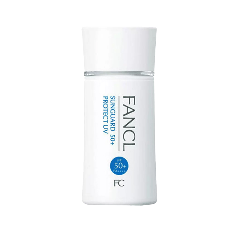 日本Fancl芳珂无添加物理防晒乳霜 SPF50+防水防汗敏肌保湿60ml