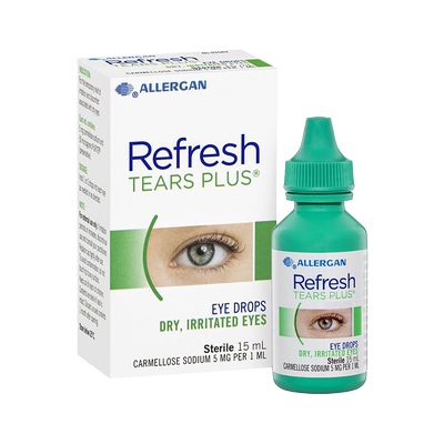 清新Refresh舒缓眼药水15ml瓶人工泪液滴眼液眼干涩眼疲劳酸钠