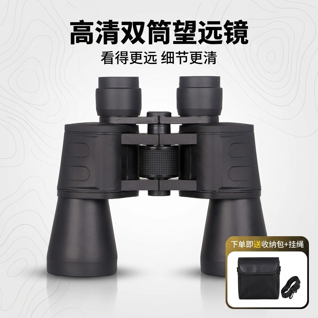 双筒望远镜 高清高倍微光夜视成人演唱会户外运动旅行专用望眼镜