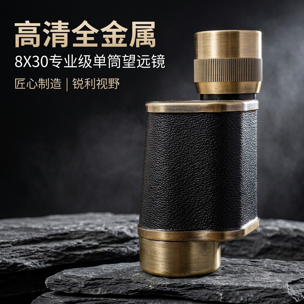 俄罗斯贝戈士望远镜单筒 金属单眼8X30 高倍高清夜视望眼镜户外