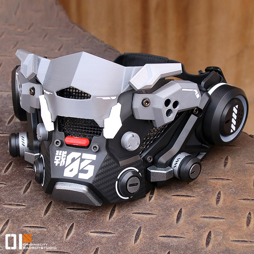 赛博朋克面罩机械面罩