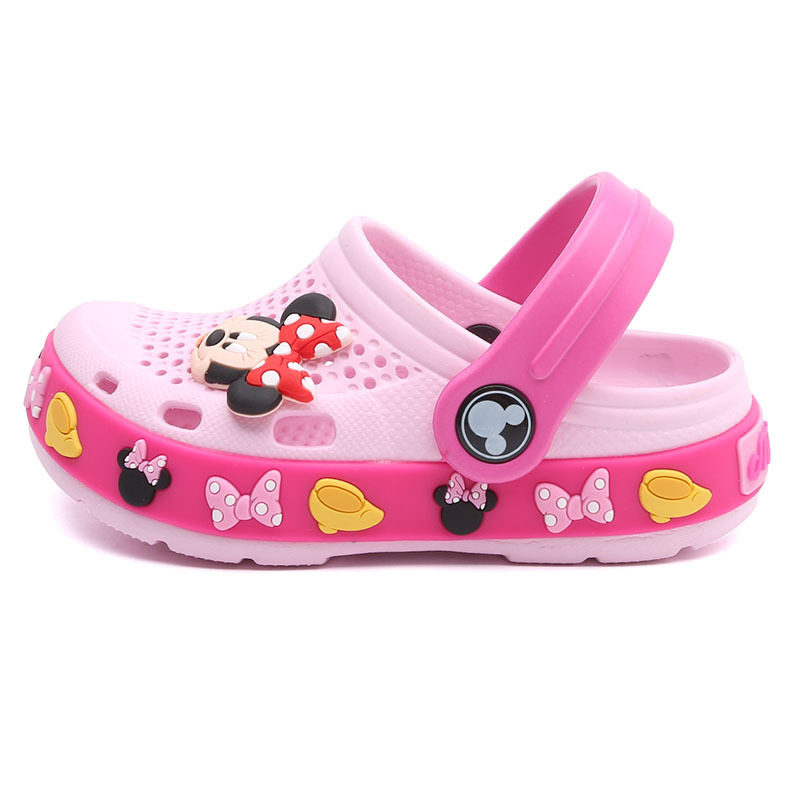 兒童洞洞鞋女童迪士尼夏季新款米奇沙灘鞋軟底防滑包頭涼拖鞋男童在類目 童鞋/嬰兒鞋/親子鞋, 拖鞋中 - 來自Buy2taobao.com提供專業的淘寶代購服務