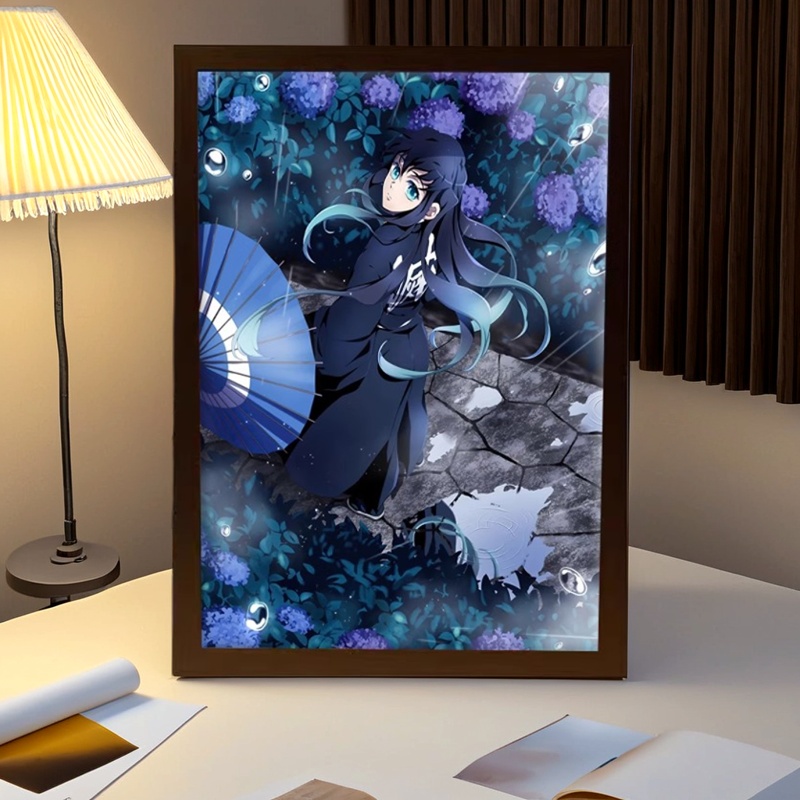 鬼灭之刃时透无一郎周边灯光画立牌二次元手办小夜灯摆件生日礼物