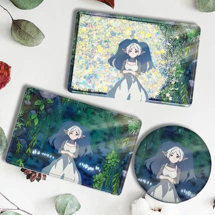 葬送的芙莉莲周边芙莉莲流麻流沙卡砖亚克力立牌辛美尔徽章谷子