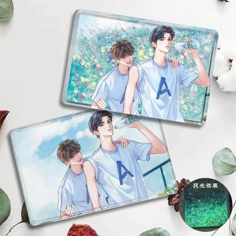 某某周边流沙麻将江添盛望流麻亚克力砖桌面立牌摆件原耽生日礼物