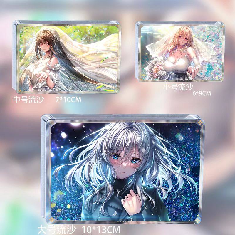 甜蜜女友2婚纱卡周边黑姬结灯茑町千岁冰见山玲咲来流麻卡砖立牌,模玩/动漫/周边/娃圈三坑/桌游,动漫徽章/立牌,淘宝优惠券,粉丝福利购,淘宝优惠卷