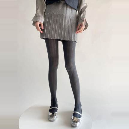 早秋100D复古爱心镂空连裤袜白色纯欲甜妹天鹅绒丝袜Lolita三色入