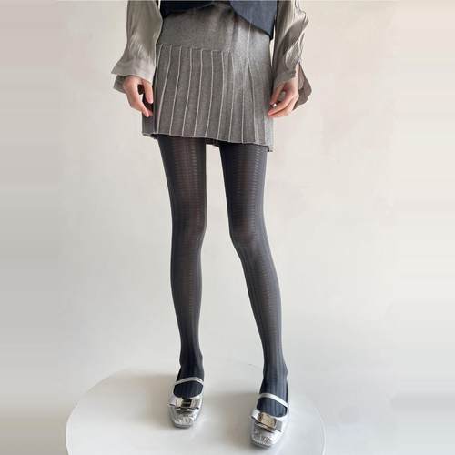 早秋100D复古爱心镂空连裤袜白色纯欲甜妹天鹅绒丝袜Lolita三色入