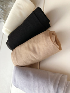 奶白肤色显瘦美腿连裤 纯色丝袜 袜黑丝 20D唯美珠光色薄款 通透感