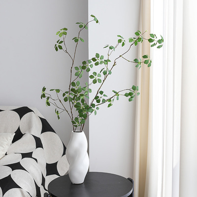 中式禅意绿叶藤条仿真绿植