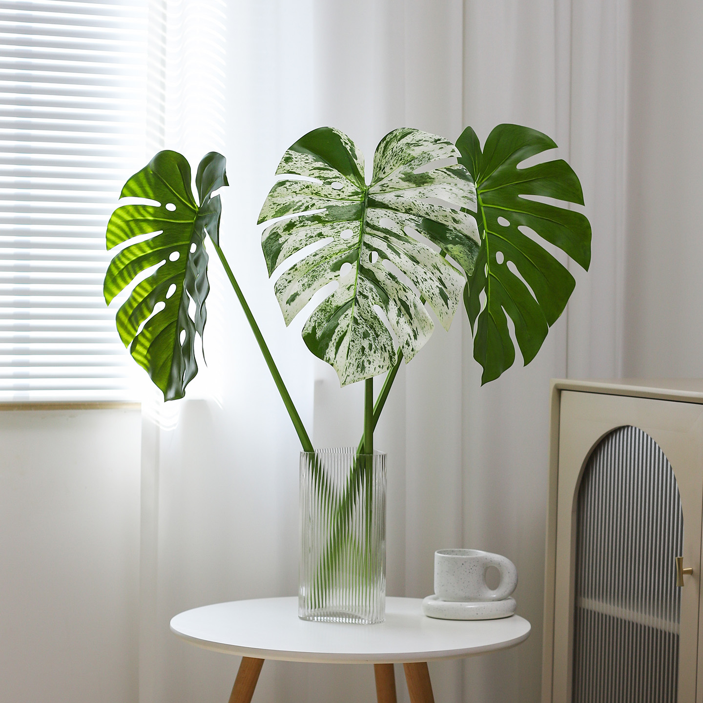 仿真绿植大号龟背叶植物假叶