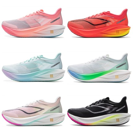 李宁跑步鞋飞电5C女鞋2025新款高回弹超轻透气马拉松跑鞋ARMV002