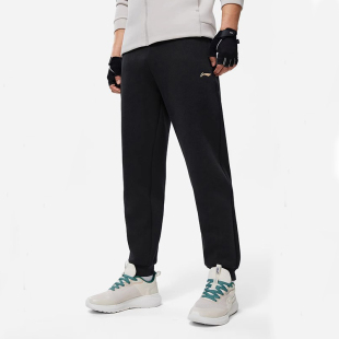 男士 束脚长裤 2024春季 百搭透气收口卫裤 AKLU127ZZ 新款 李宁运动裤