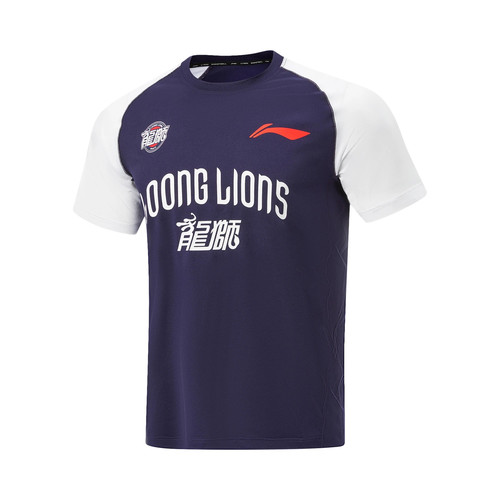 李宁CBA龙狮男子2026新款排湿速干短袖T恤ATSV957-1