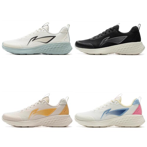 李宁轻云慢跑鞋男女2025新款情侣款百搭休闲运动鞋ARSV087/037