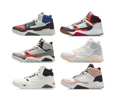 李宁篮球鞋2022夏新款男鞋正品白色高帮透气实战运动鞋AGBR083ZZ