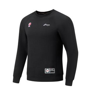 李宁运动卫衣男CBA专业篮球系列2023冬新款 保暖套头卫衣AWDT863LL