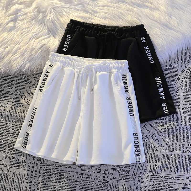 2024夏休闲运动短裤女宽松居家睡裤外穿逛街短裤