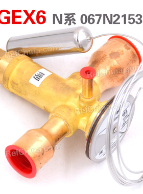 丹佛斯Danfoss热力膨胀阀TGEX6 R22N系-40~10度不带MOP/067N2153