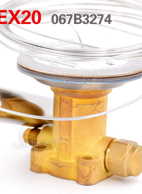 丹佛斯/Danfoss热力膨胀阀TE5-55感温元件R22冷媒TEX 20-067B3274