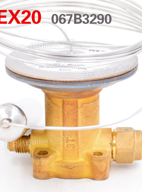 丹佛斯/Danfoss热力膨胀阀TE5-55感温元件R22冷媒TEX 20-067B3290