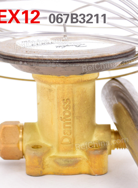 丹佛斯/Danfoss热力膨胀阀TE5-55感温元件R22冷媒TEX 12-067B3211