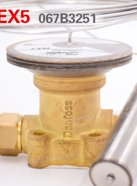 丹佛斯/Danfoss热力膨胀阀TE5-55感温元件 R22冷媒TEX 5-067B3251