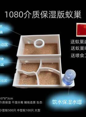 1080新手3d打印平面蚁巢保湿蚁巢可观察蚂蚁工坊科学实验活体饲养