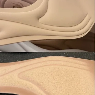 缓震PU皮材 减压透气高跟鞋 凉鞋 半垫女士垫芯七分平底鞋